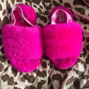 Ugg Fluff Slides - Kids